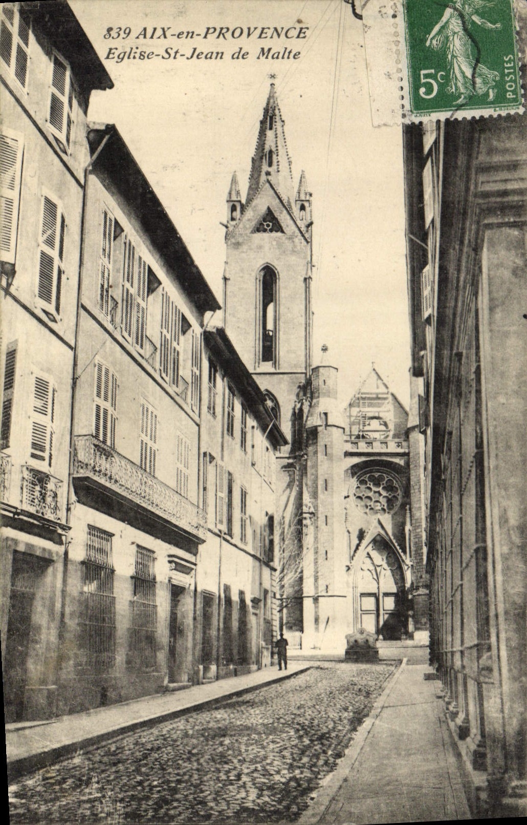 CPA Aix en Provence Eglise St Jean de Malte 
