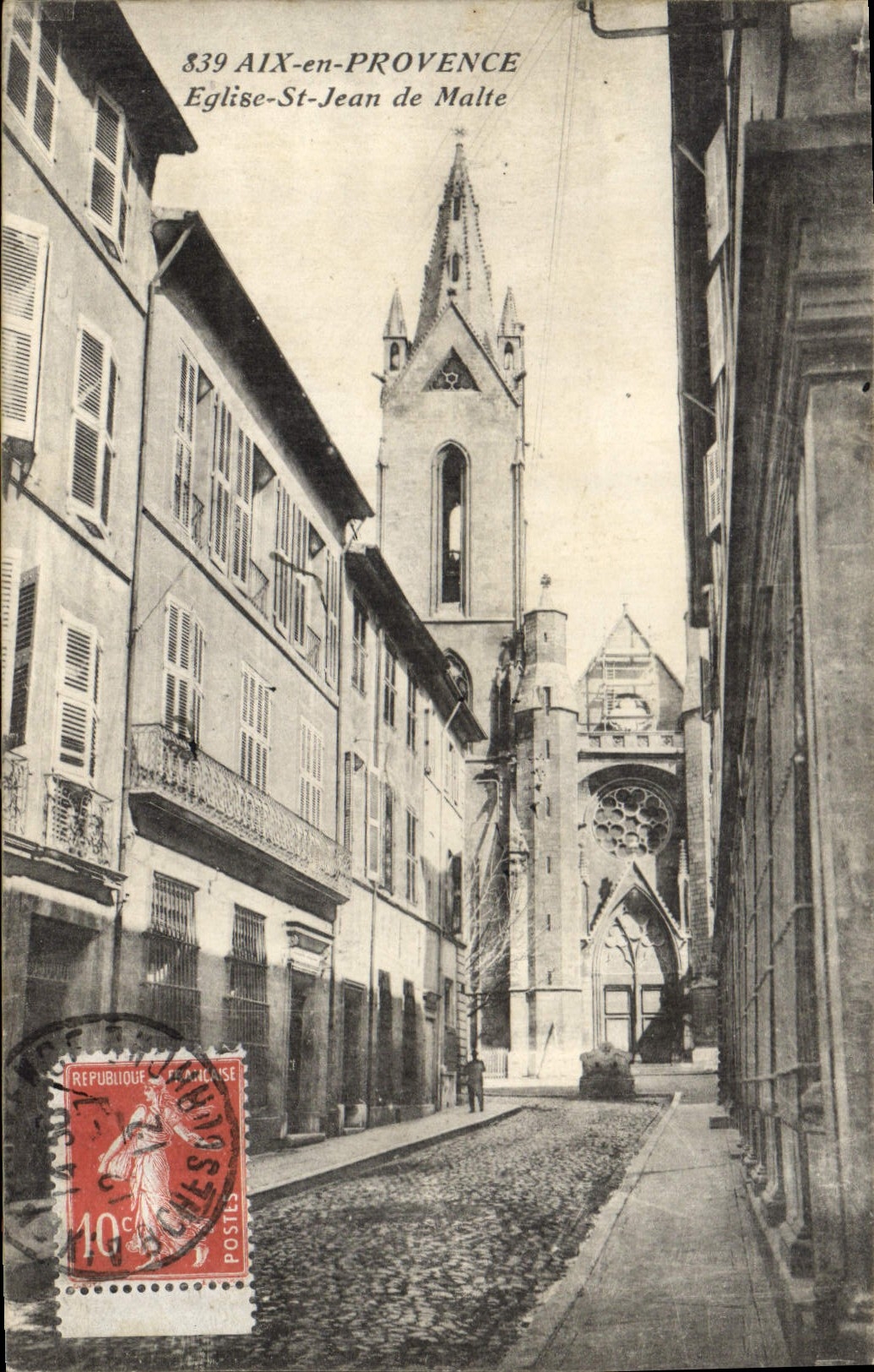 CPA Aix en Provence Eglise St Jean de Malte 