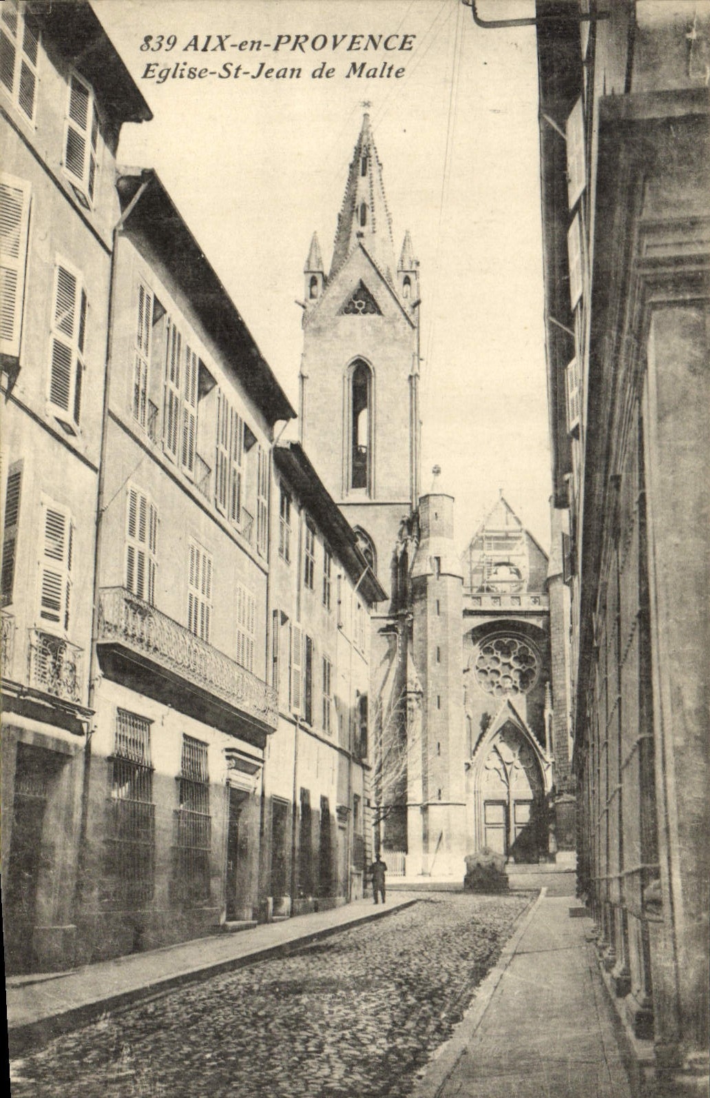 CPA Aix en Provence Eglise St Jean de Malte 