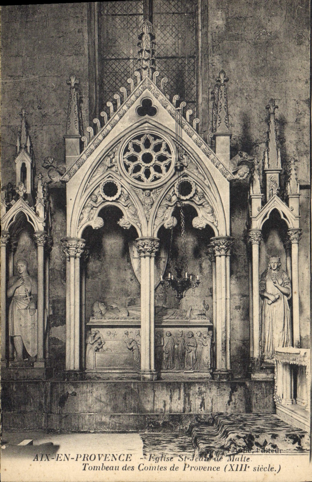 CPA Aix en Provence Eglise St Jean de Malte 