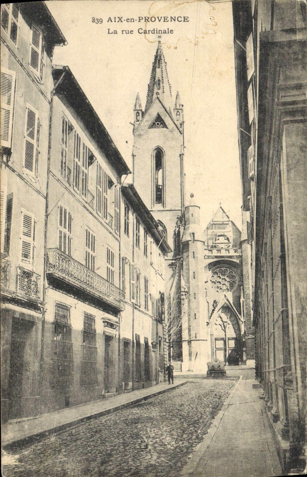 CPA Aix en Provence La Rue Cardinale 