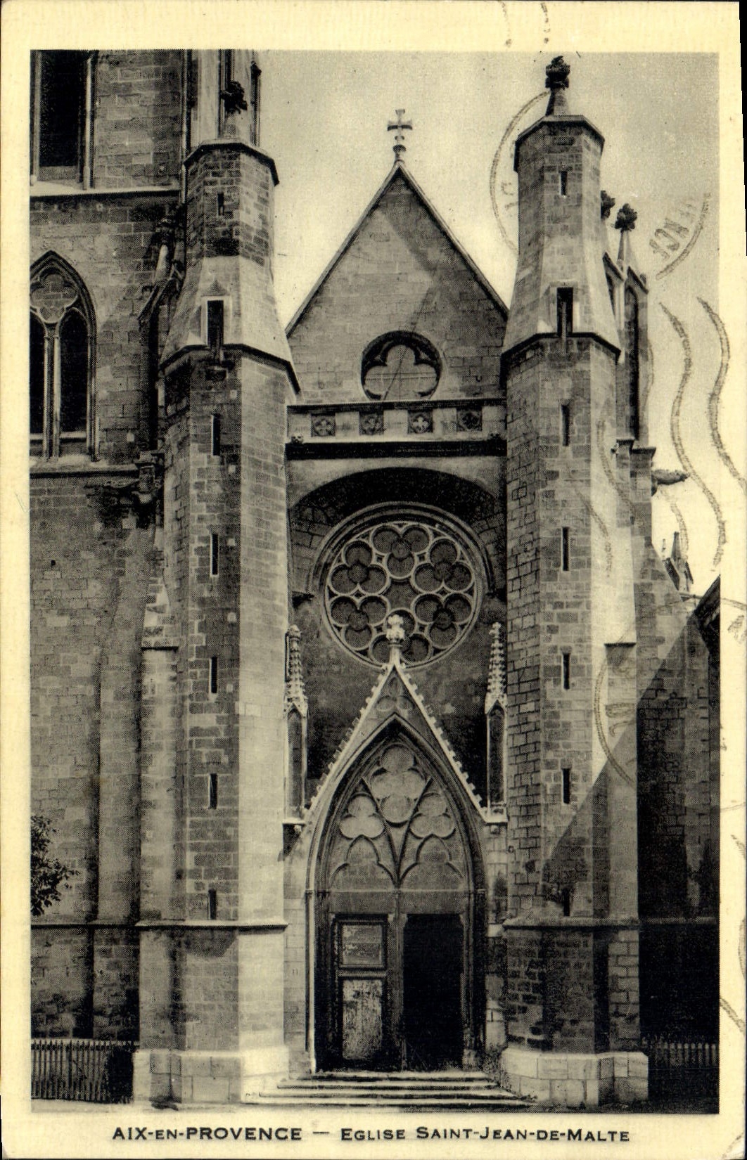 CPA Aix en Provence Eglise Saint Jean de Malte 