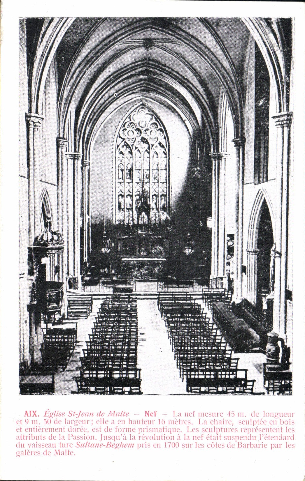 CPA Eglise St Jean de Malte Nef