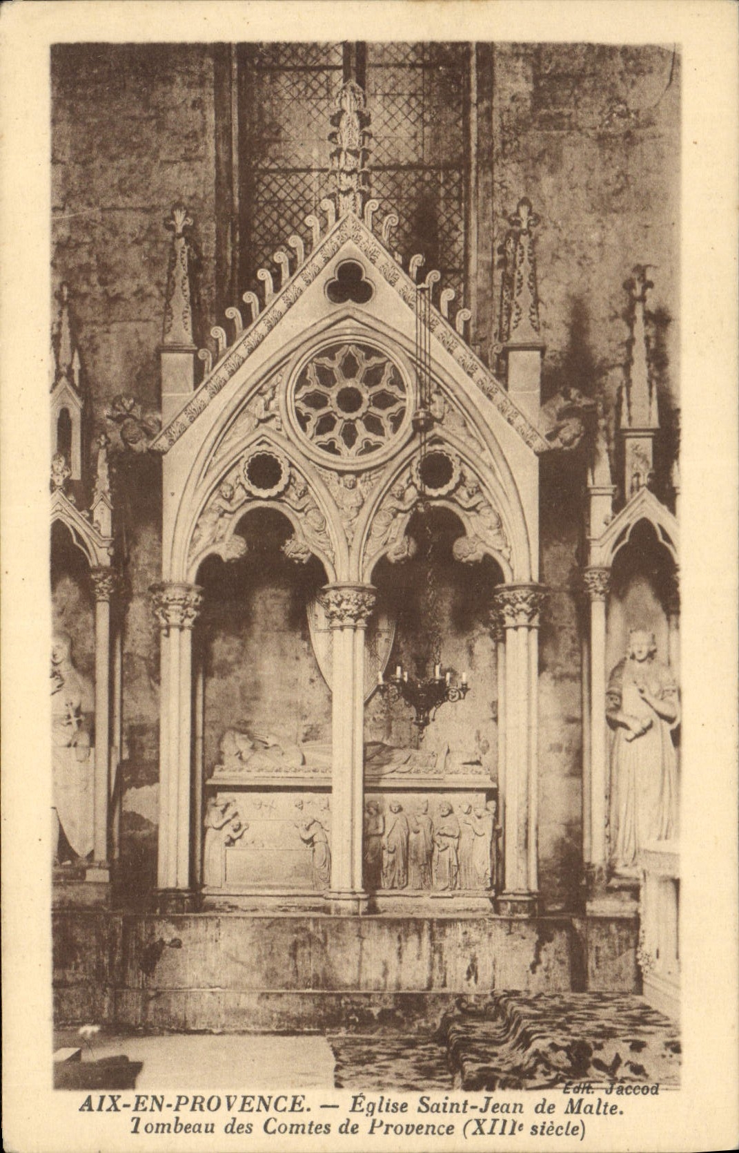 CPA Aix en Provence Eglise Saint Jean de Malte 