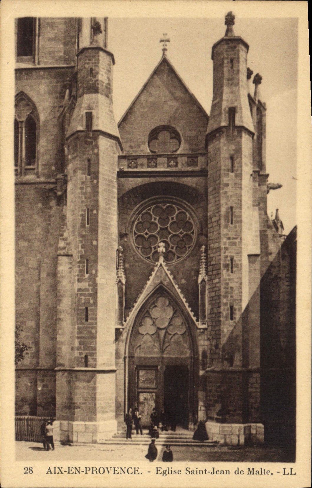 CPA Aix en Provence Eglise Saint Jean de Malte 
