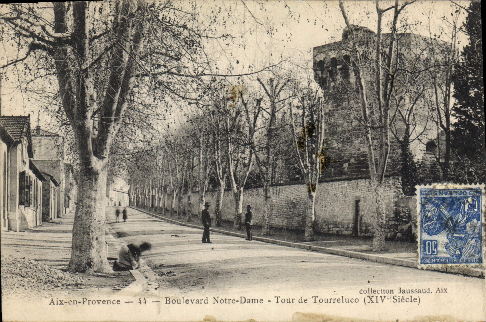 CPA Aix en Provence Boulevard Notre Dame Tour de Tourreluco