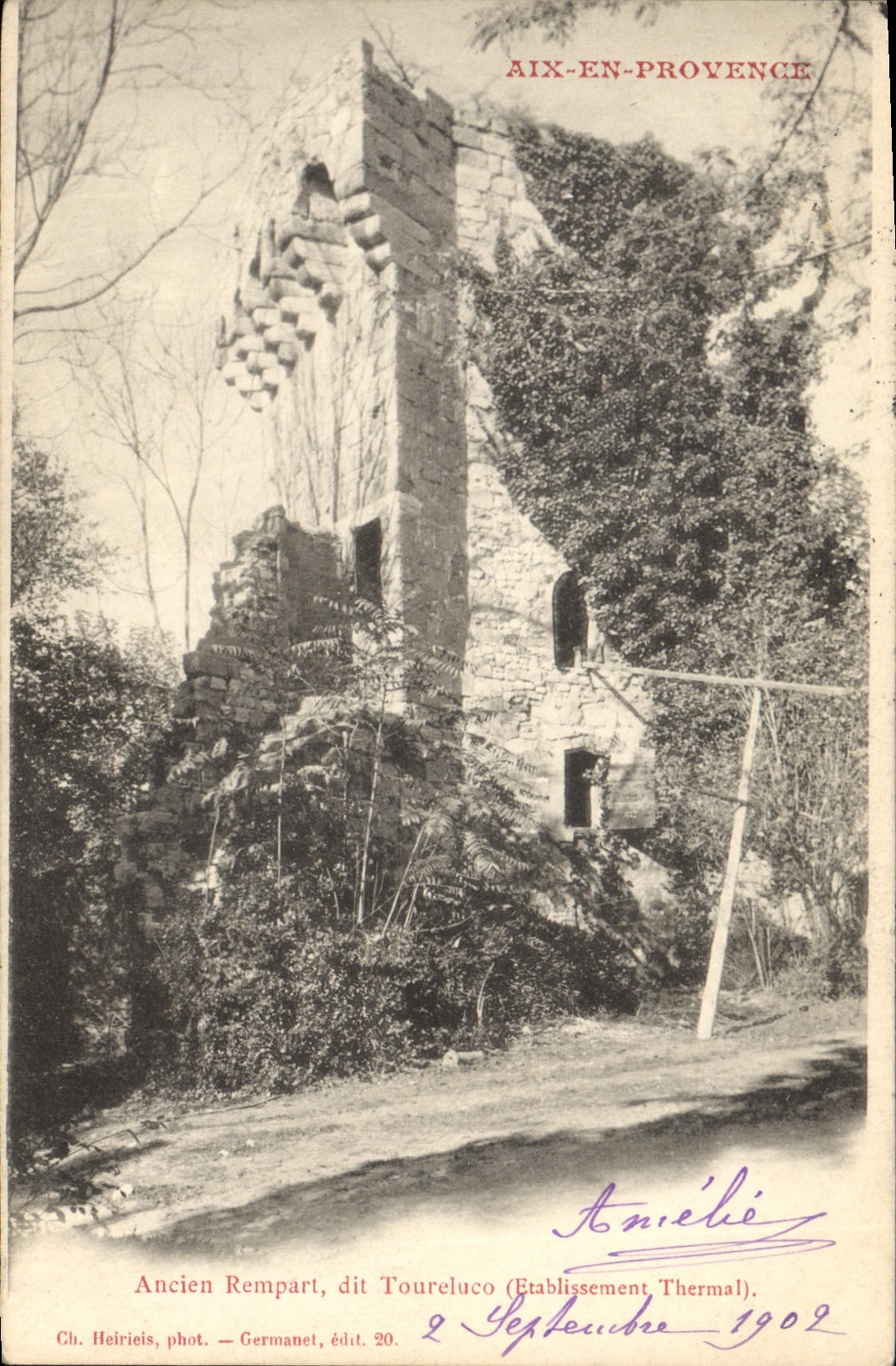 CPA Ancien Rempart dit Toureluco Etablissement Thermal