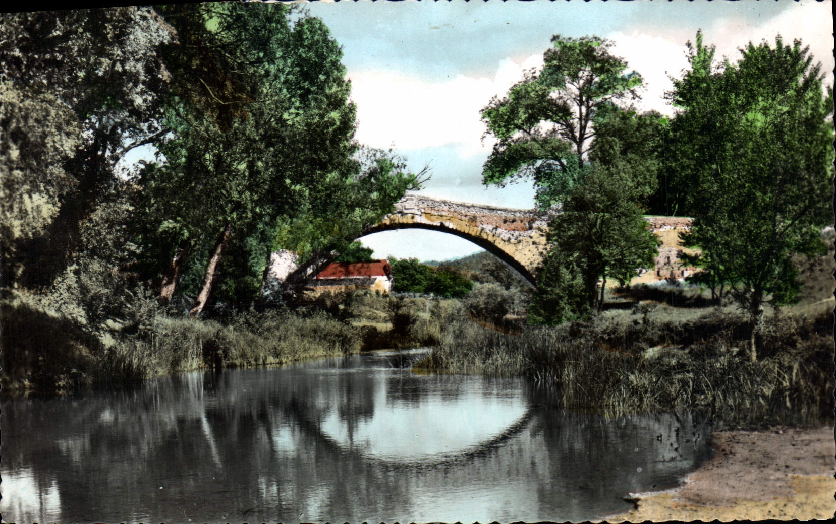 CPA Environs d'Aix en Provence Le Pont des Trois Sautets 