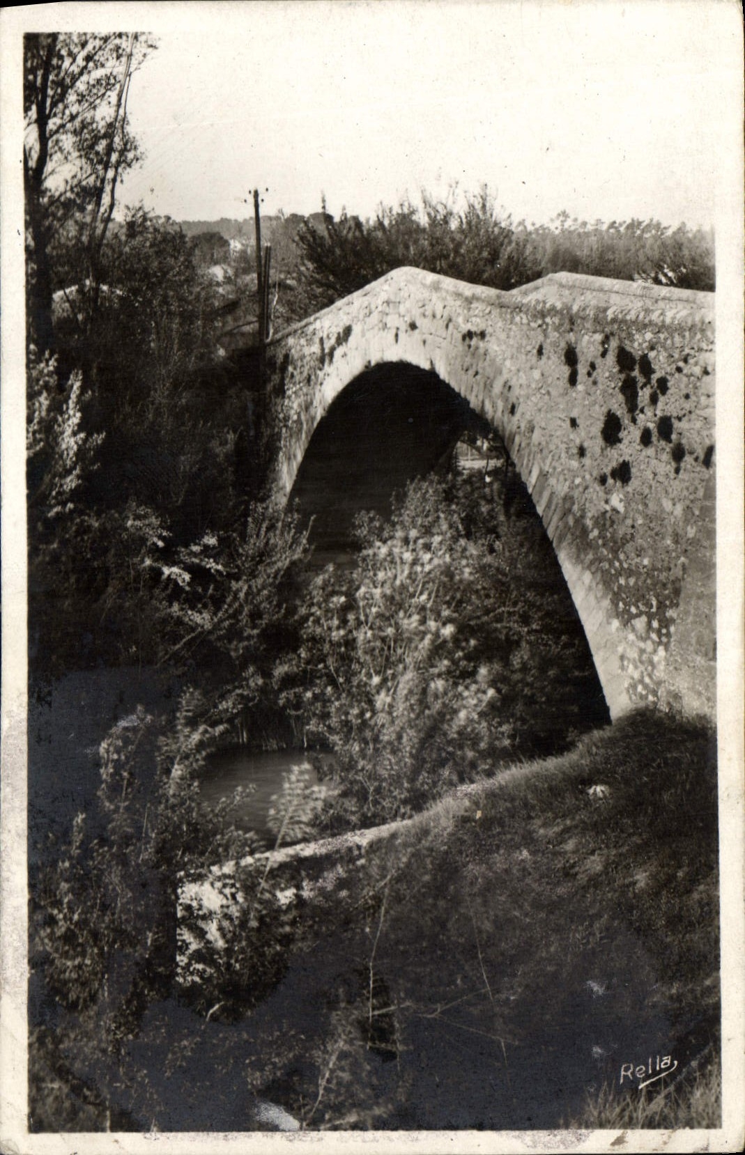 CPA Environs d'Aix en Provence Le Pont des Trois Sautets 