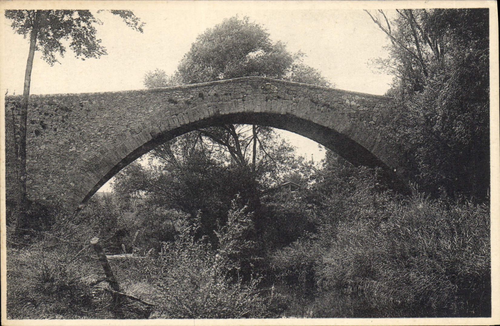 CPA Environs d'Aix en Provence Le Pont des Trois Sautets 