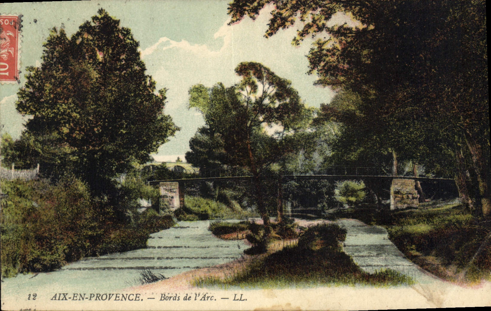 CPA Aix en Provence Bords de l'Arc 