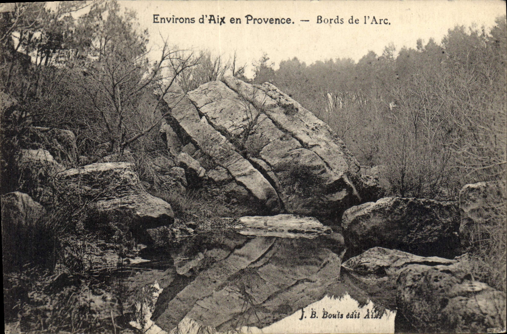 CPA Environs d'Aix en Provence Bords de l'Arc 