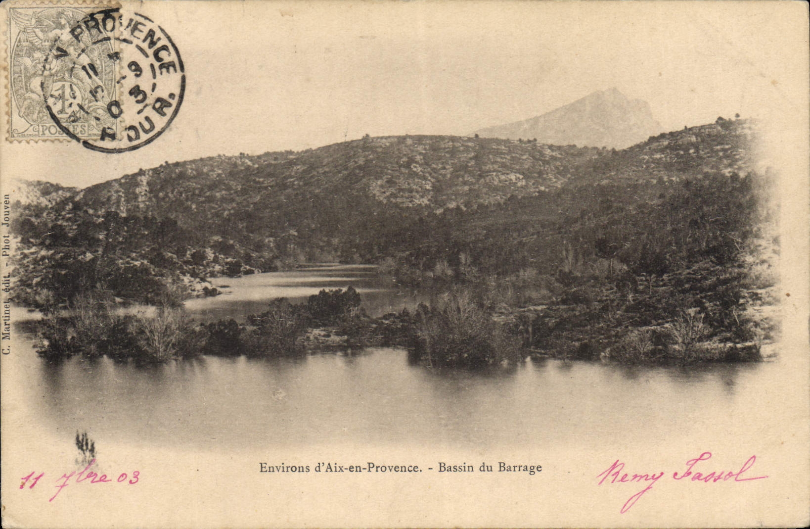 CPA Environs d'Aix en Provence Bassin du Barrage