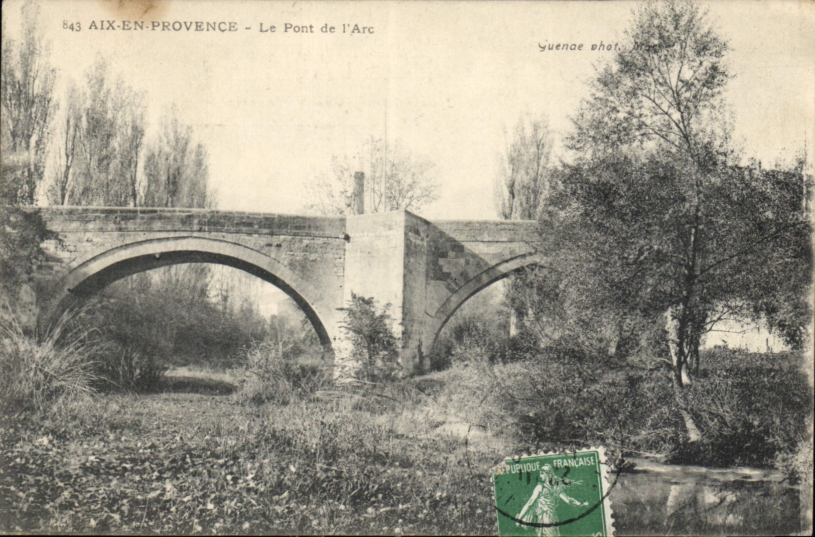 CPA Aix en Provence Le Pont de l'Arc 