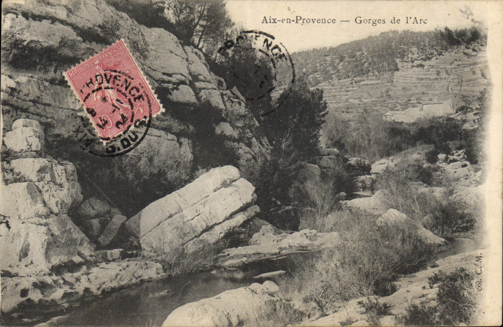 CPA Aix en Provence Gorges de l'Arc 