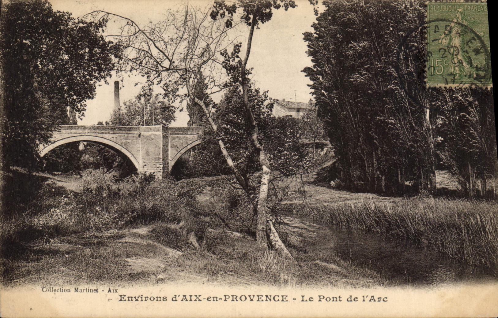 CPA Environs d'Aix en Provence Le Pont de l'Arc 
