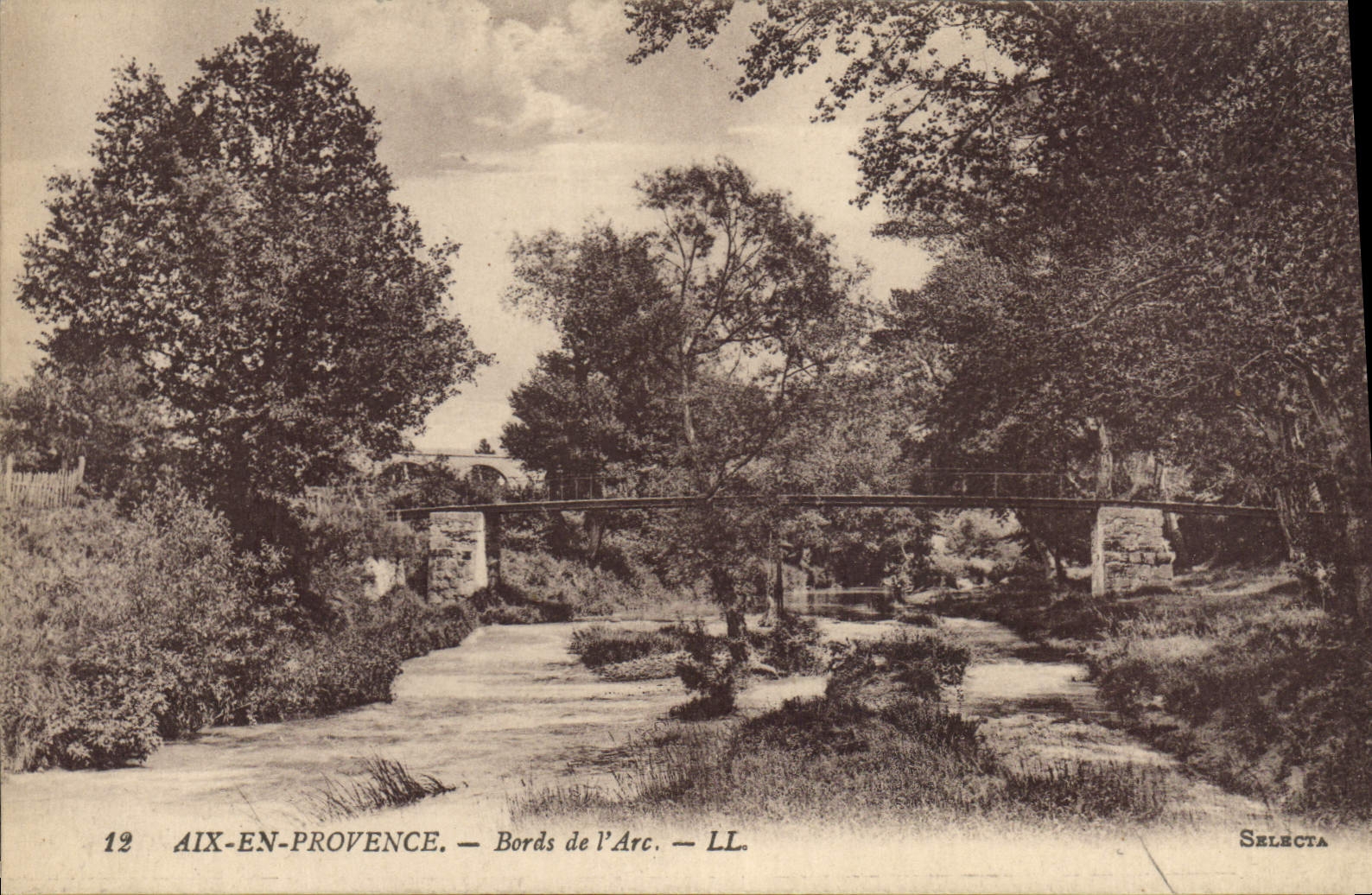 CPA Aix en Provence Bords de l'Arc 