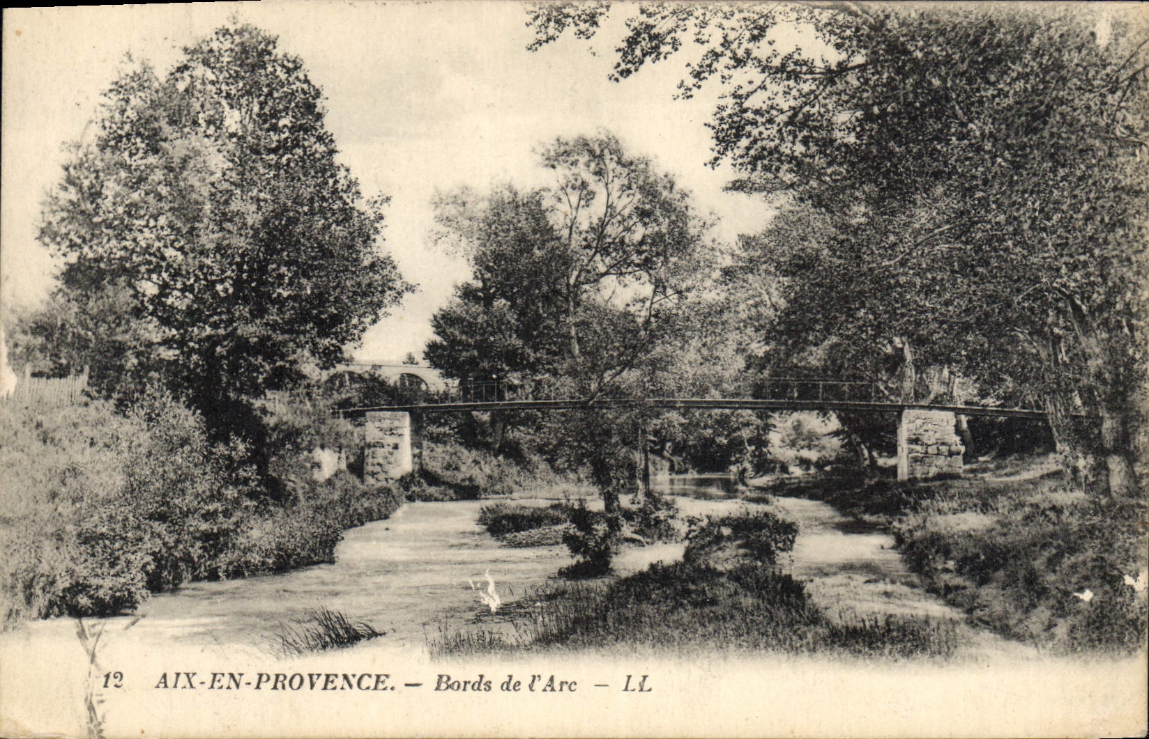 CPA Aix en Provence Bords de l'Arc 