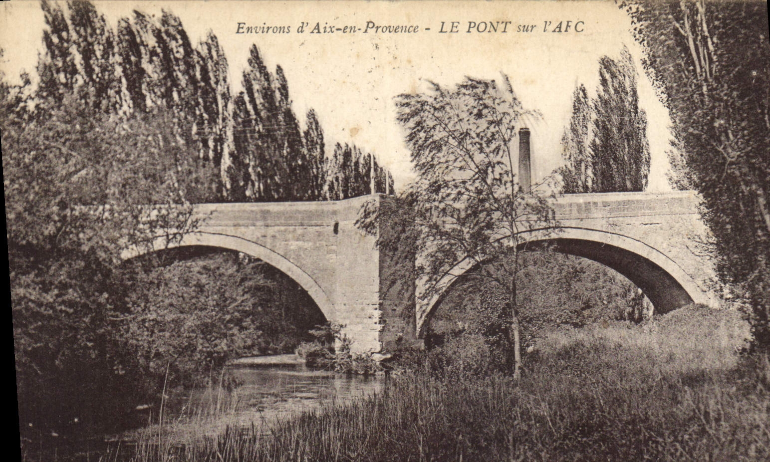 CPA Environs d'Aix en Provence Le Pont sur l'Arc 