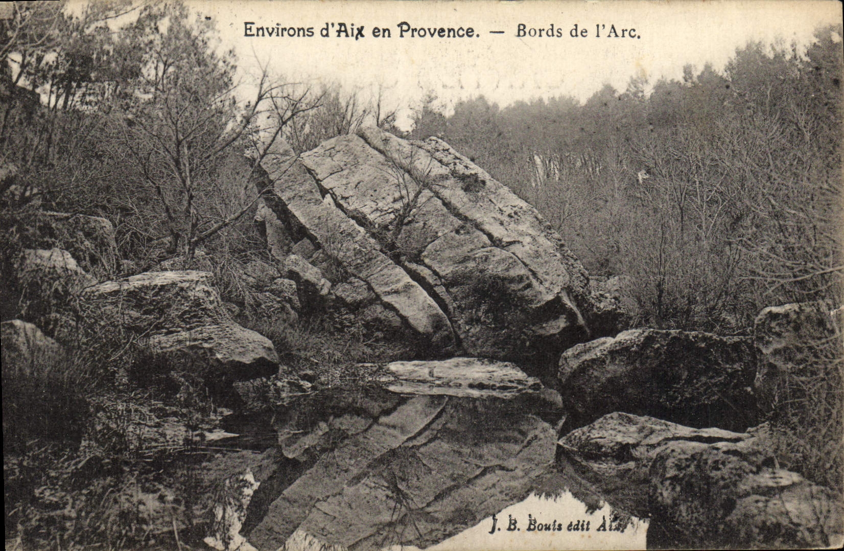 CPA Environs d'Aix en Provence Borde de l'Arc