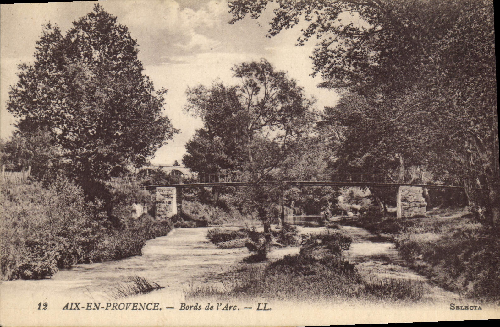 CPA Aix en Provence Bords de l'Arc 