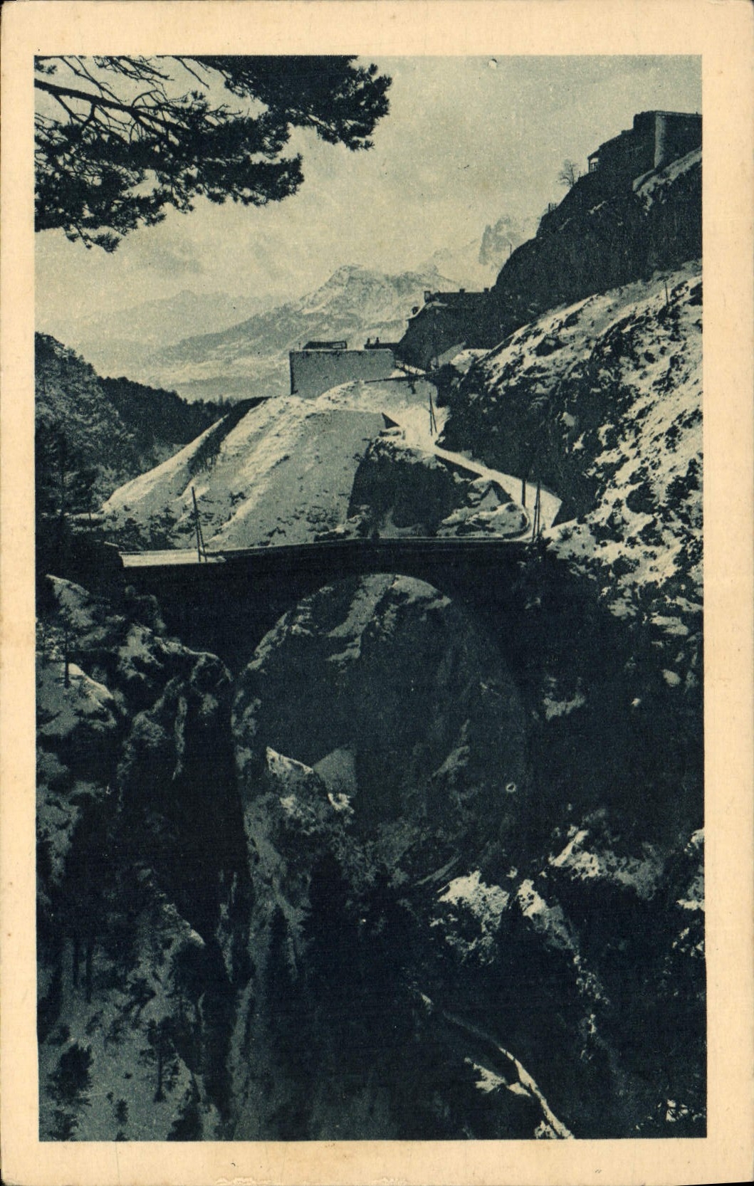 CPA Briancon Pont d'Asfeld 