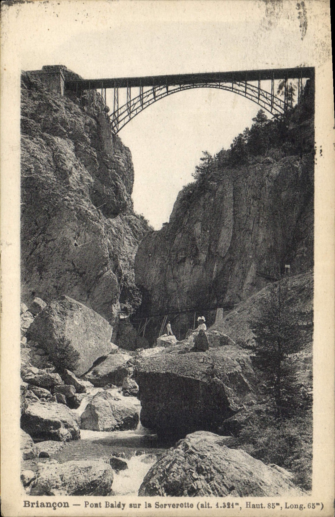 CPA Briancon Pont Baldy sur la Serverette