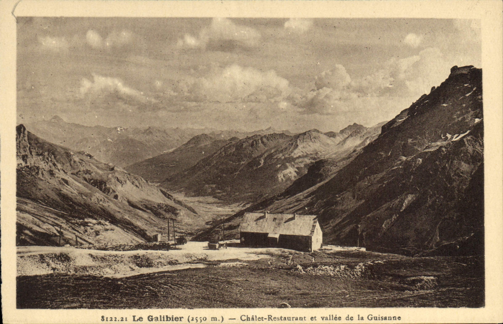 CPA Le Galibier Chalet Restaurant et vallee de la Guisanne