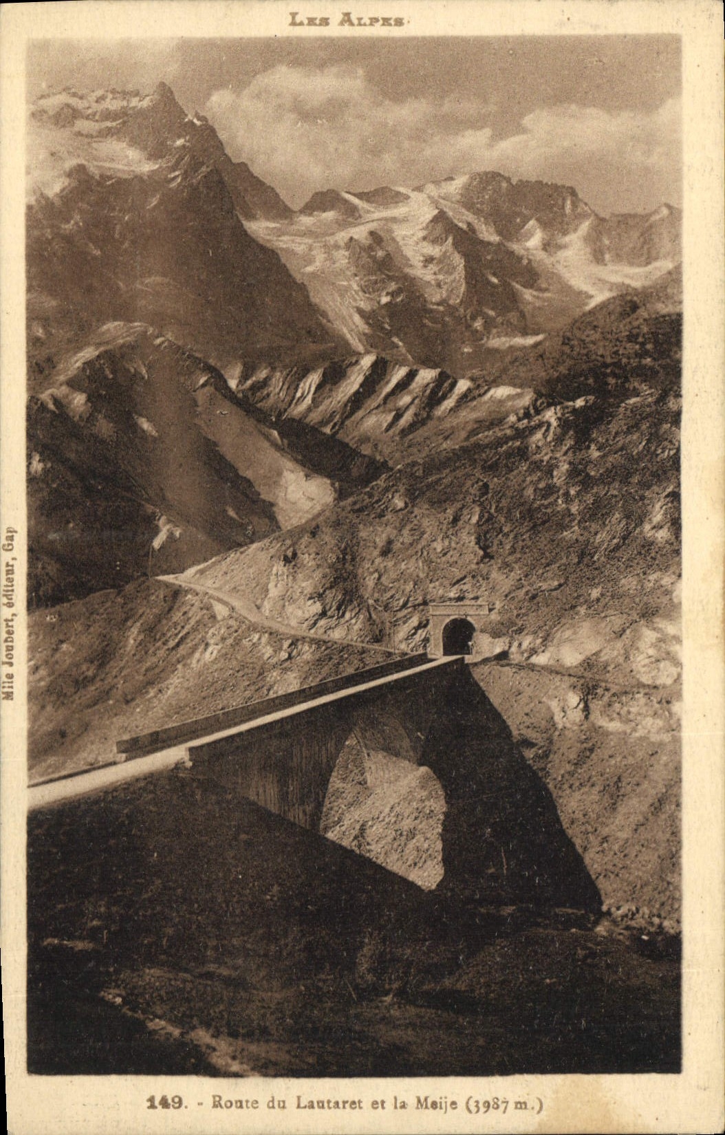 CPA Les Alpes Route du Lautaret et la Meije 