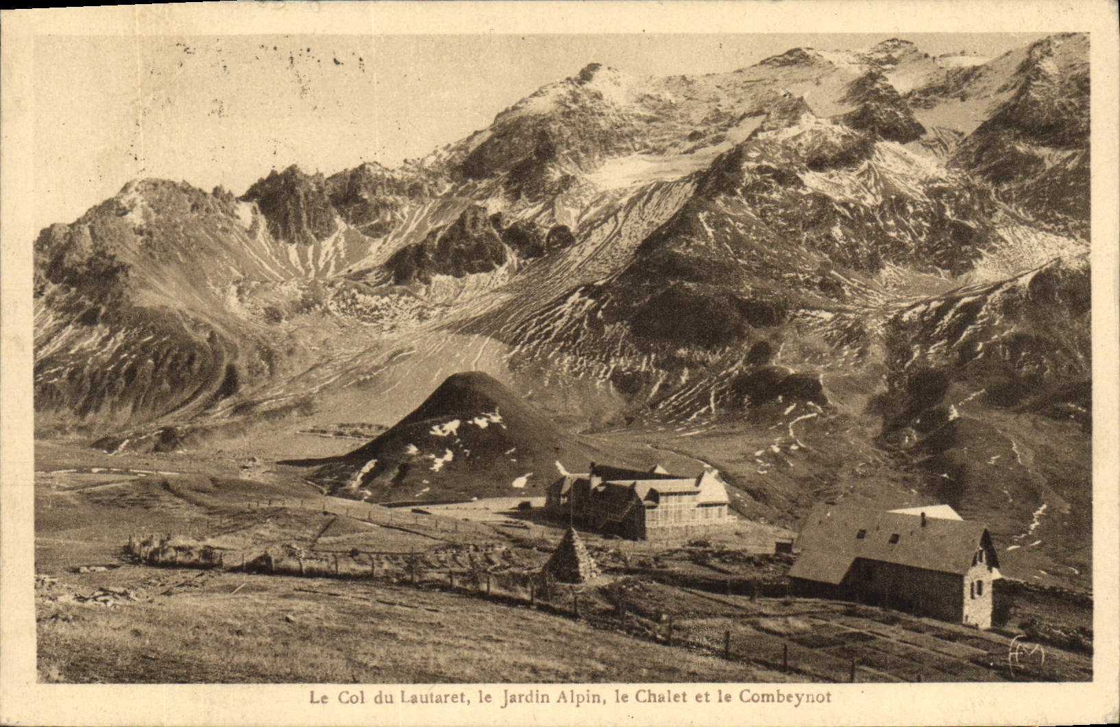 CPA Le Col du Lautaret le Jardin Alpin le Chalet le Combeynot