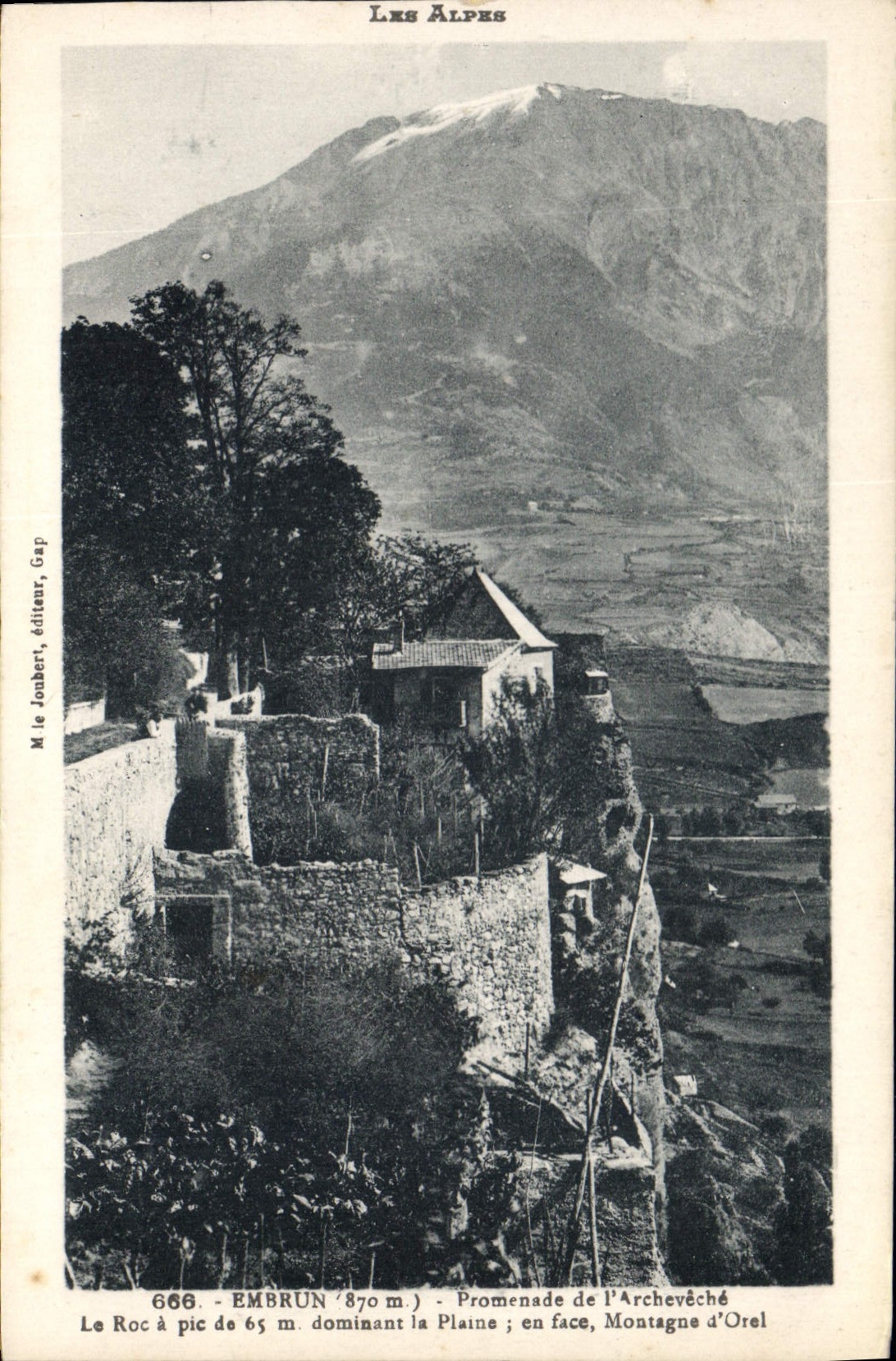CPA Embrun Promenade de l'Archeveche 