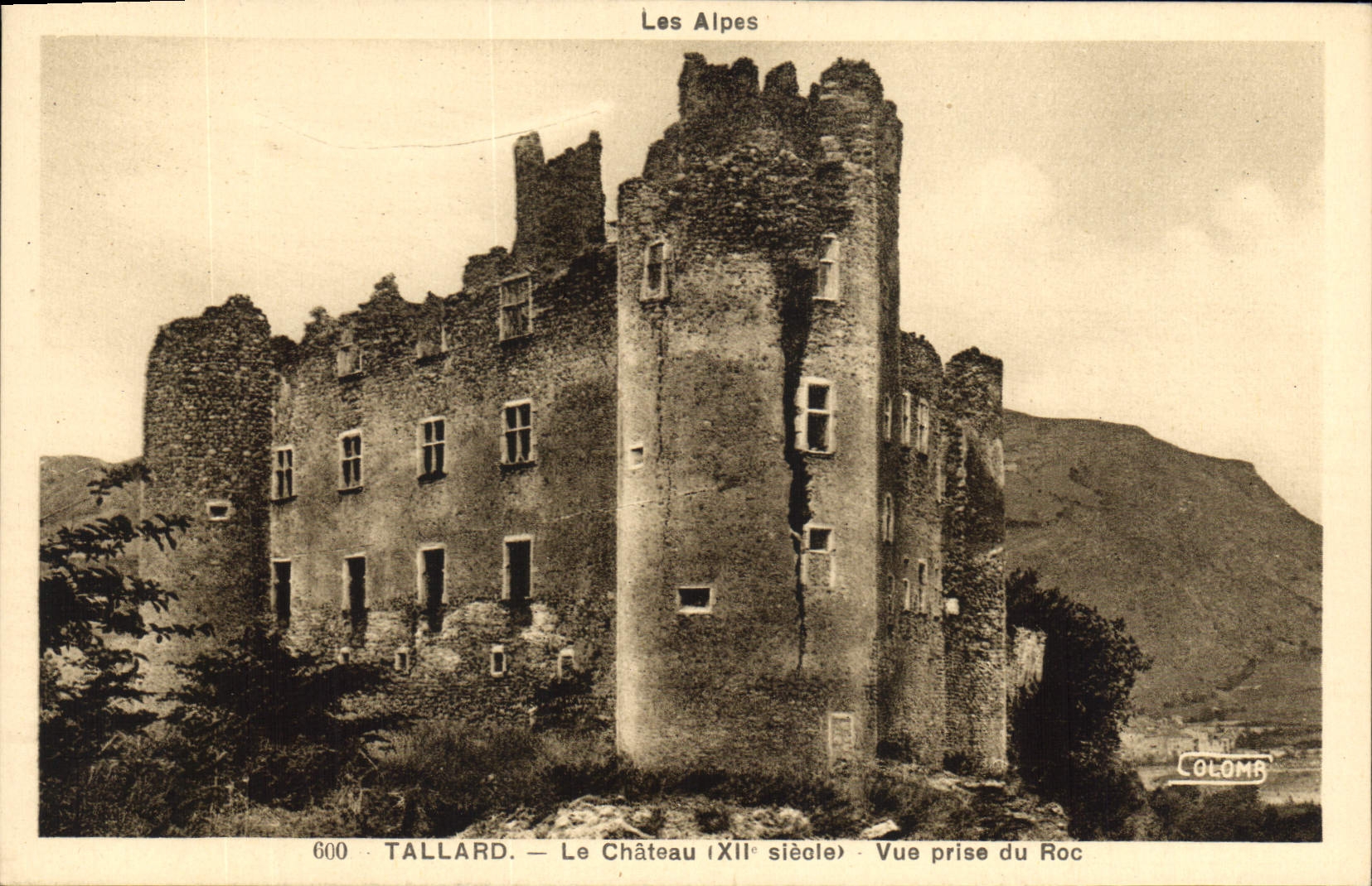 CPA Tallard Le Chateau Vue prise du Roc