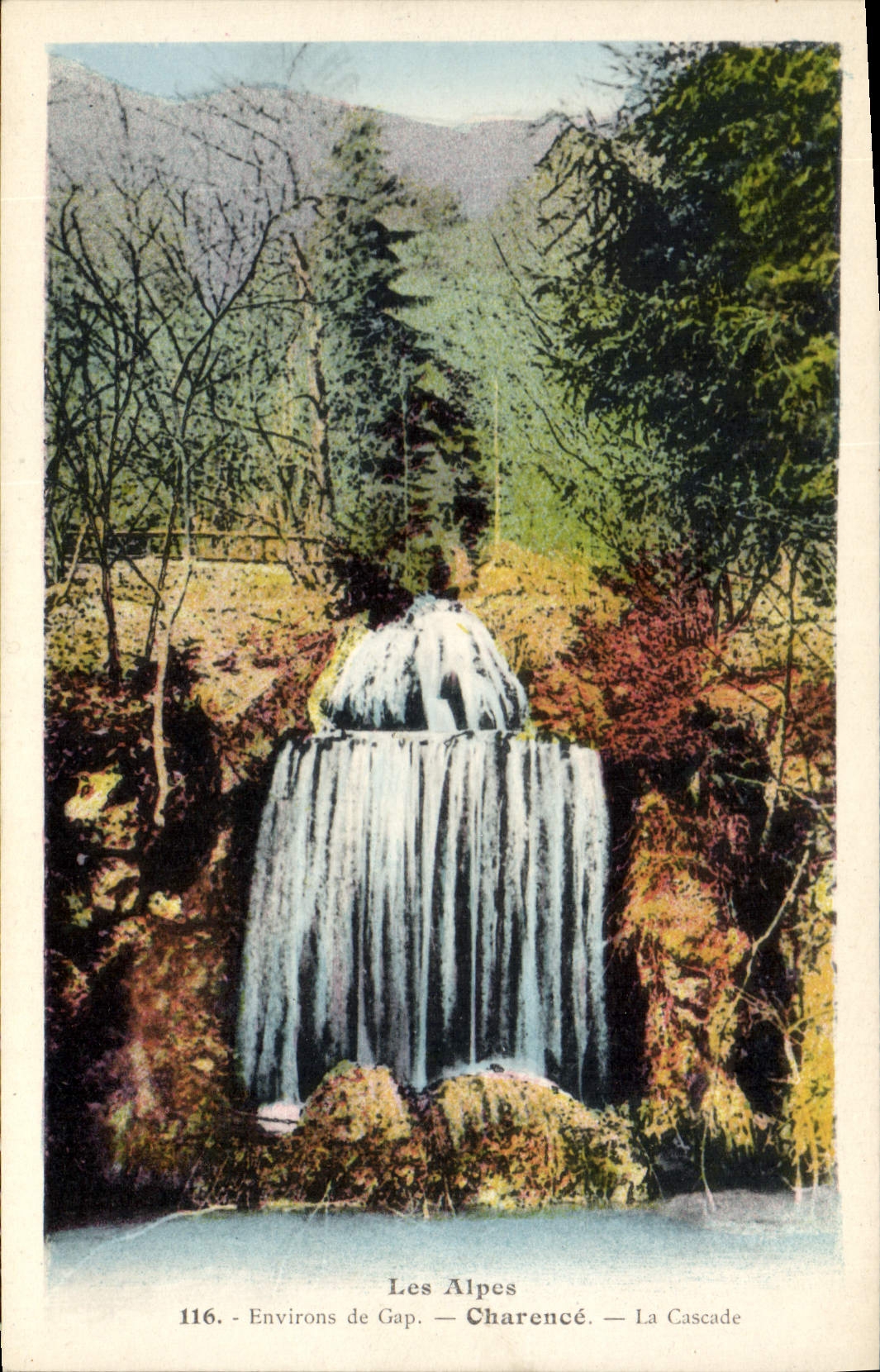 CPA Environs de Gap Charence Le Cascade 