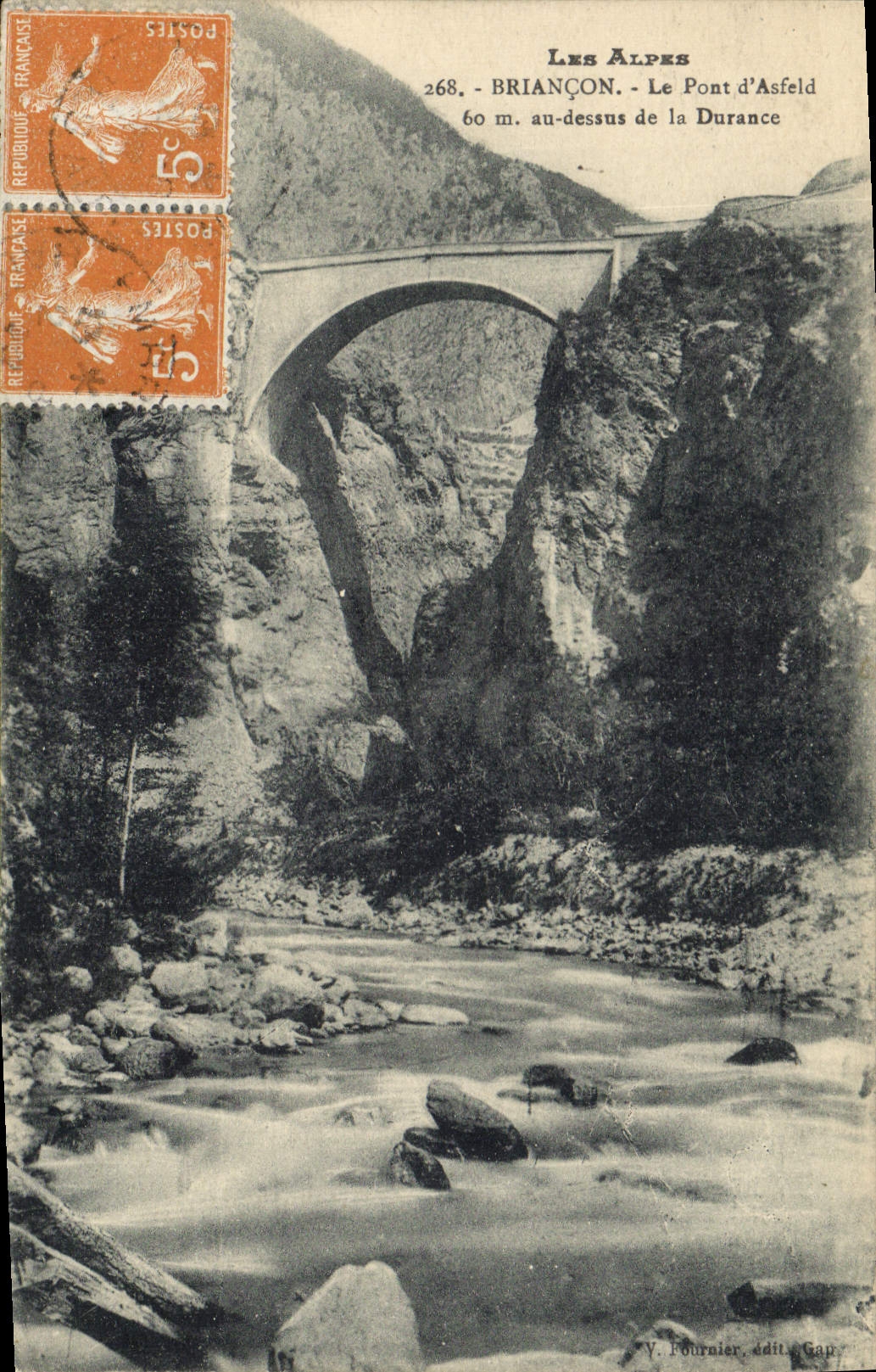 CPA Briancon Le Pont d'Asfeld 