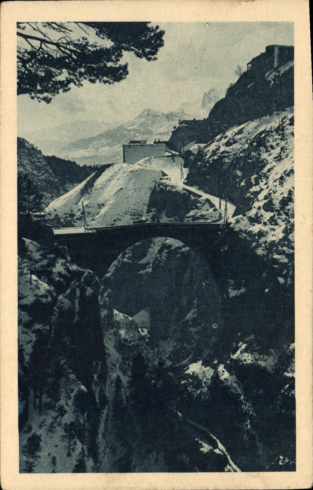 CPA Briancon Pont d'Asfeld 