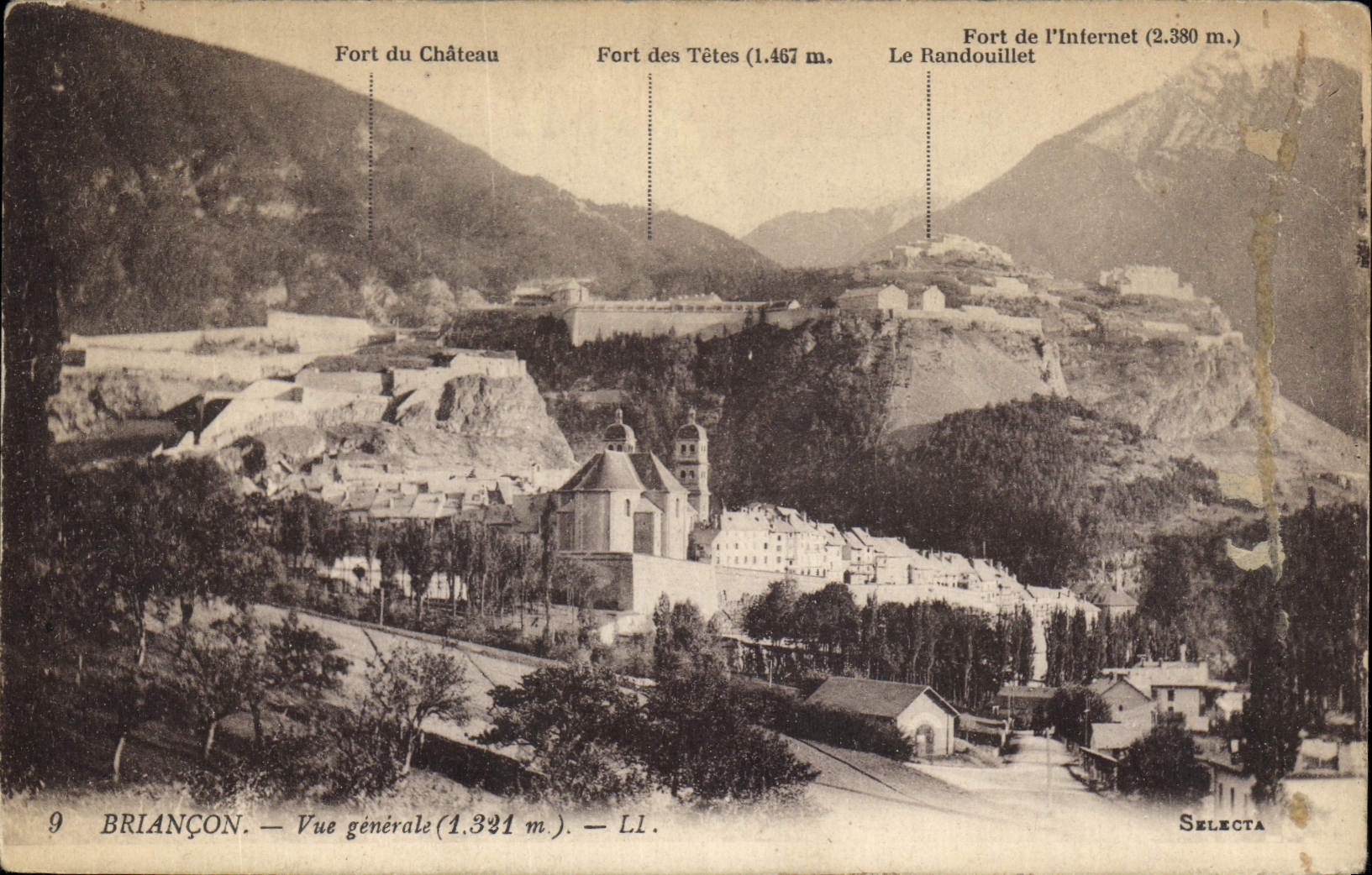 CPA Briancon Vue generale 