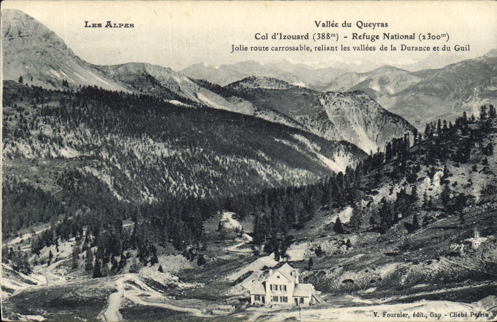 CPA Les Alpes Vallee du Queyras Col d'Izouard Refuge National
