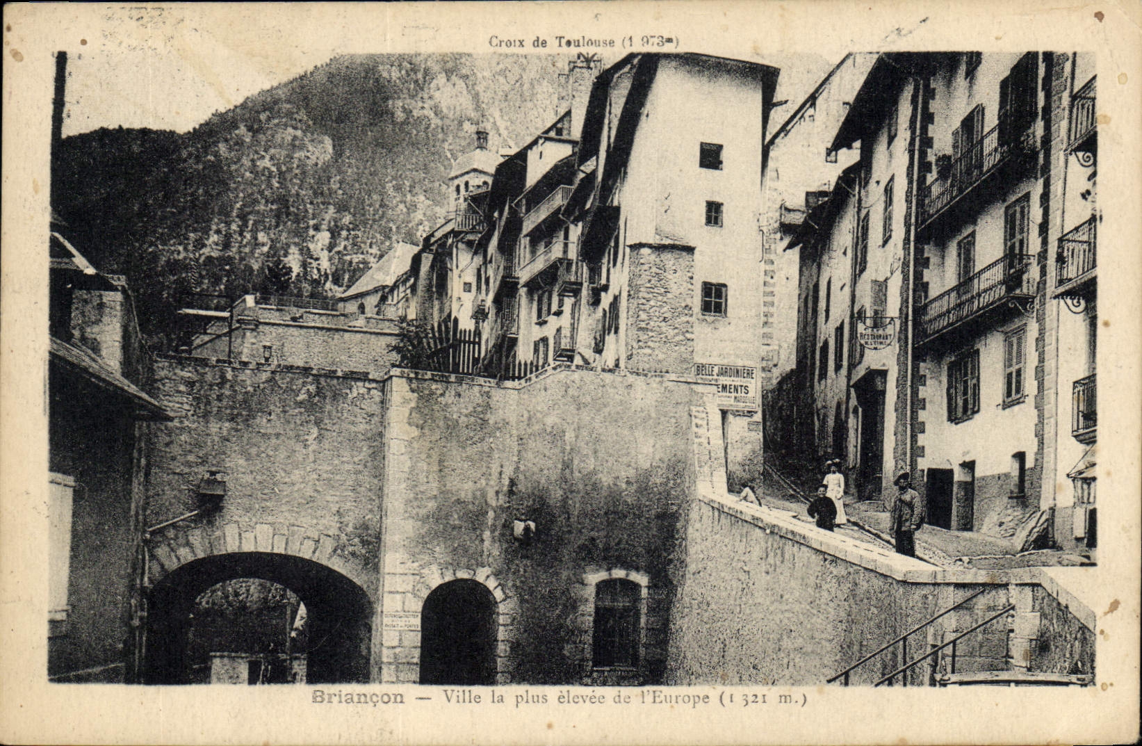 CPA Briancon Villa la pius elevee de l'Europe 