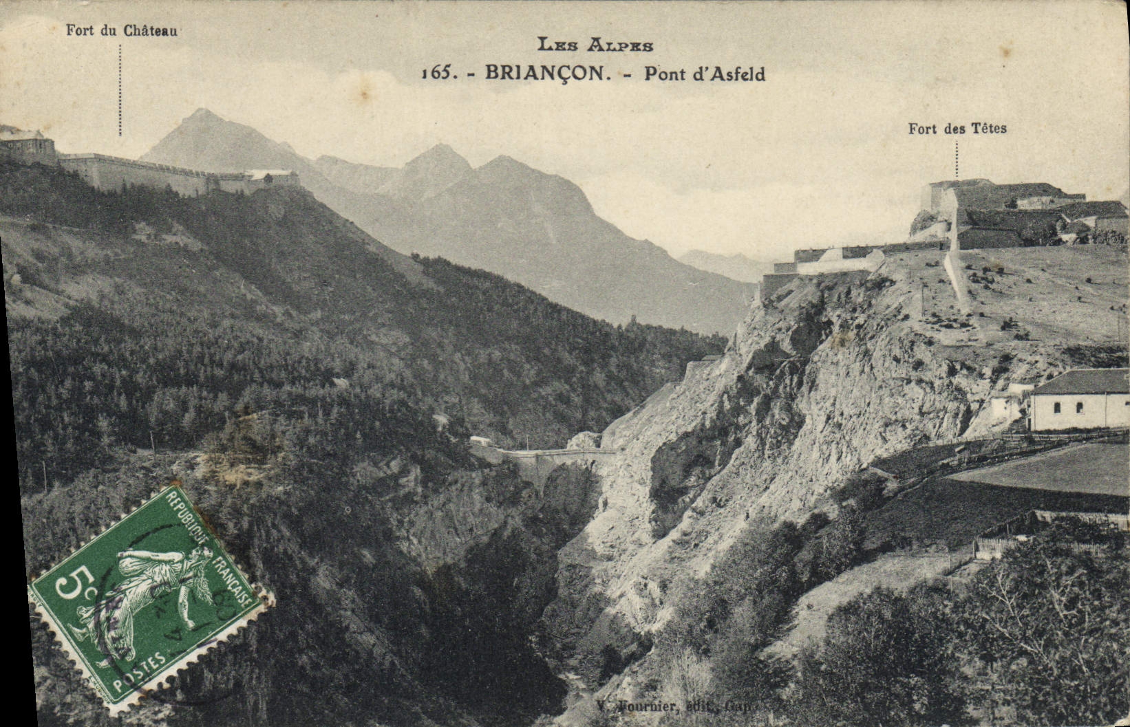 CPA Briancon Pont d'Asfeld 