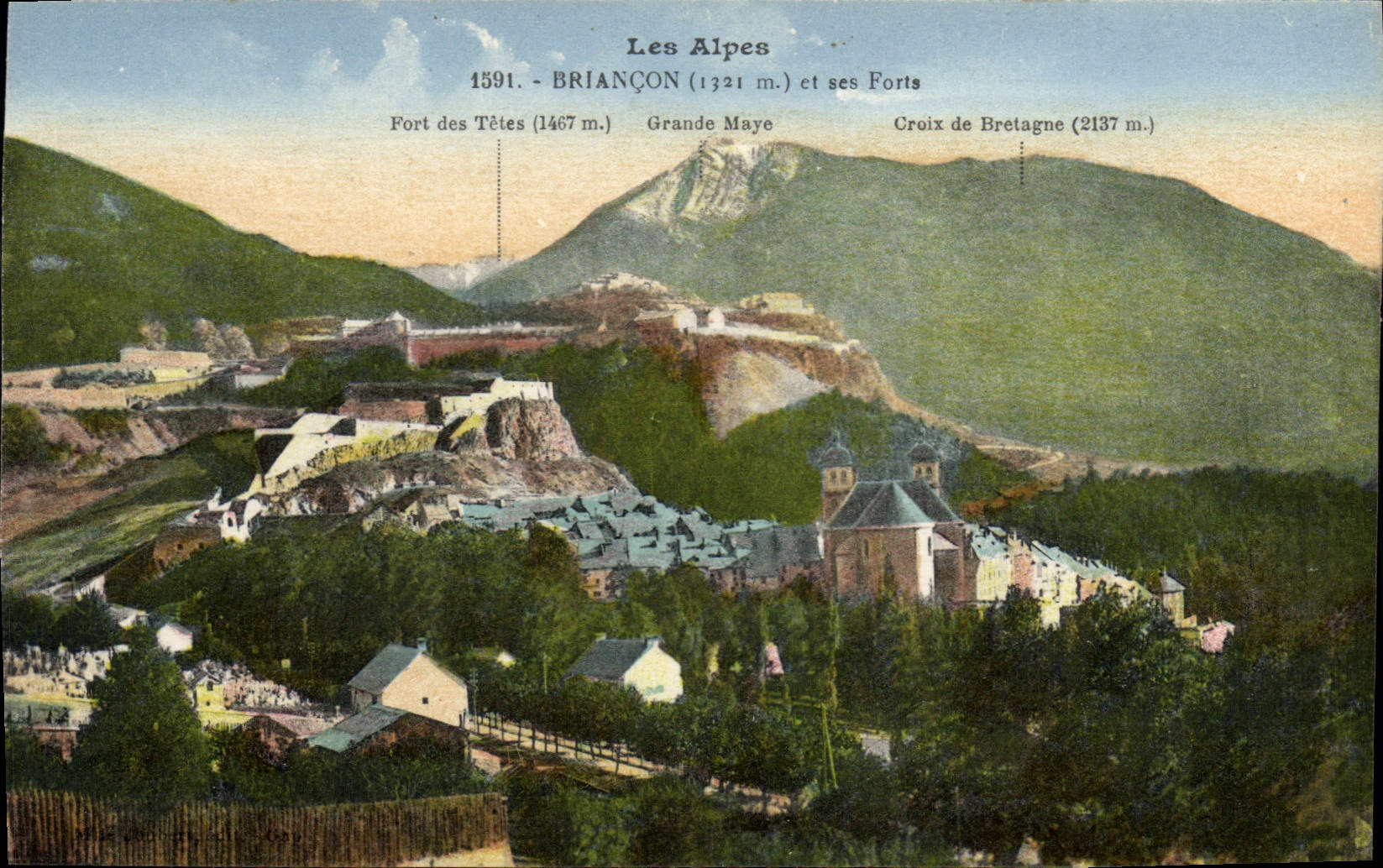 CPA Briancon et ses Forts 