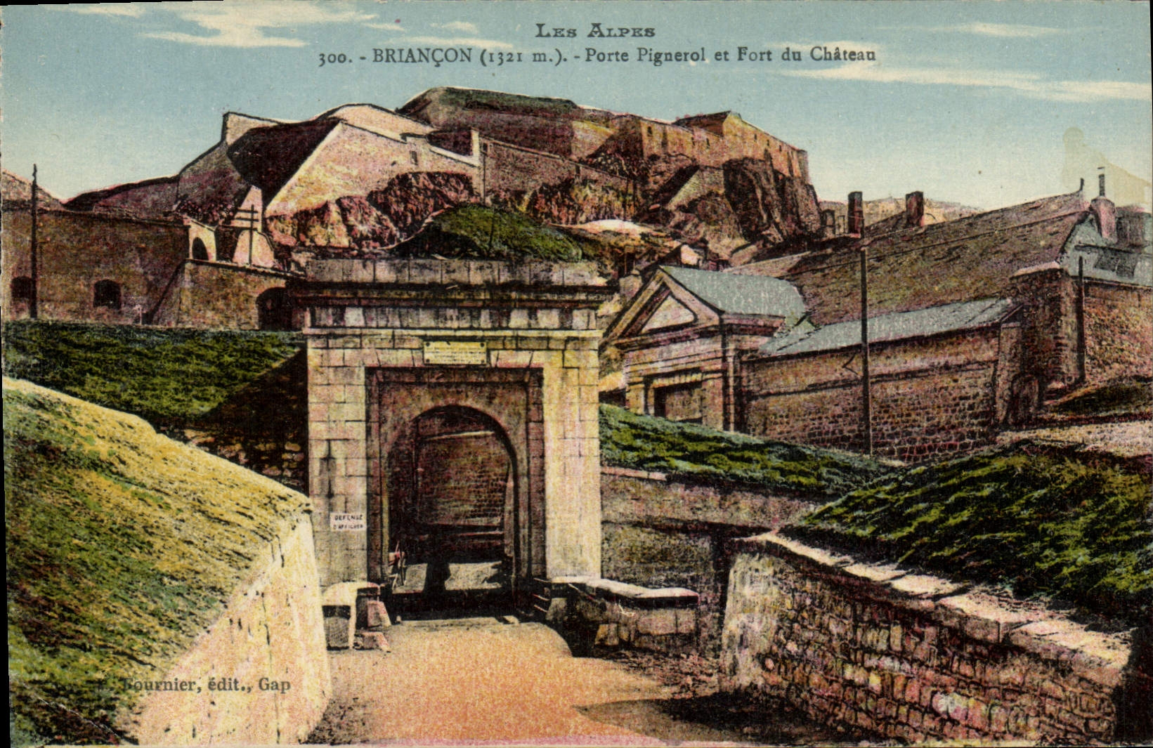 CPA Briancon Porte Piguerol et Fort du Chateau