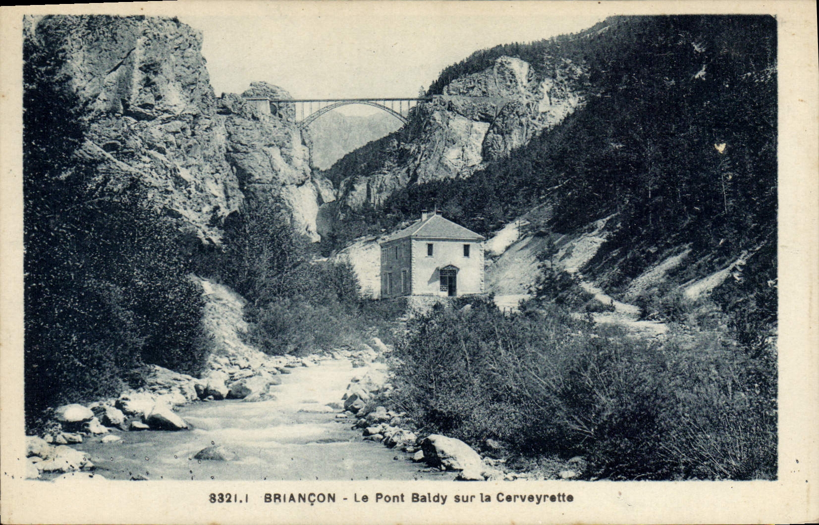 CPA Briancon Le Pont Baldy sur le Cerveyrette 