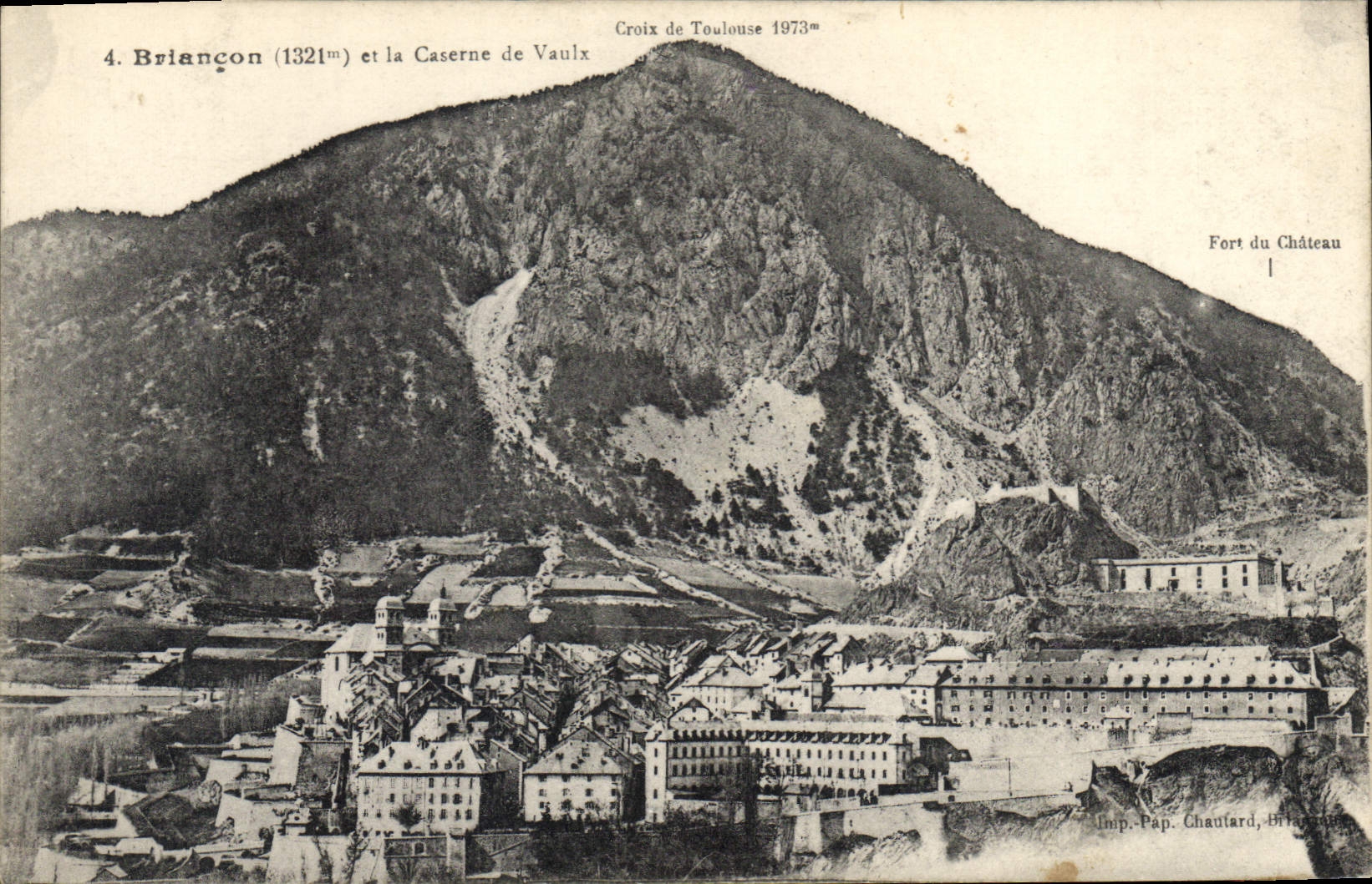CPA Briancon et le Caserne de Vauls 