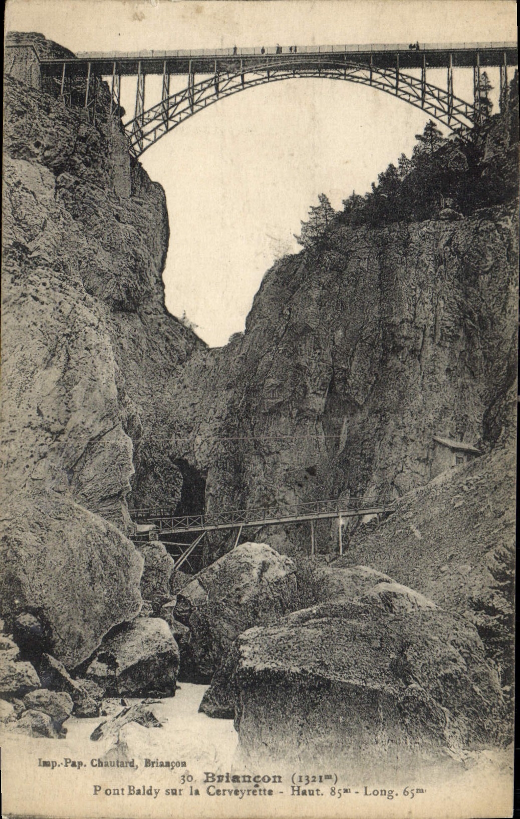 CPA Briancon Pont Baldy sur le Cerveyrette