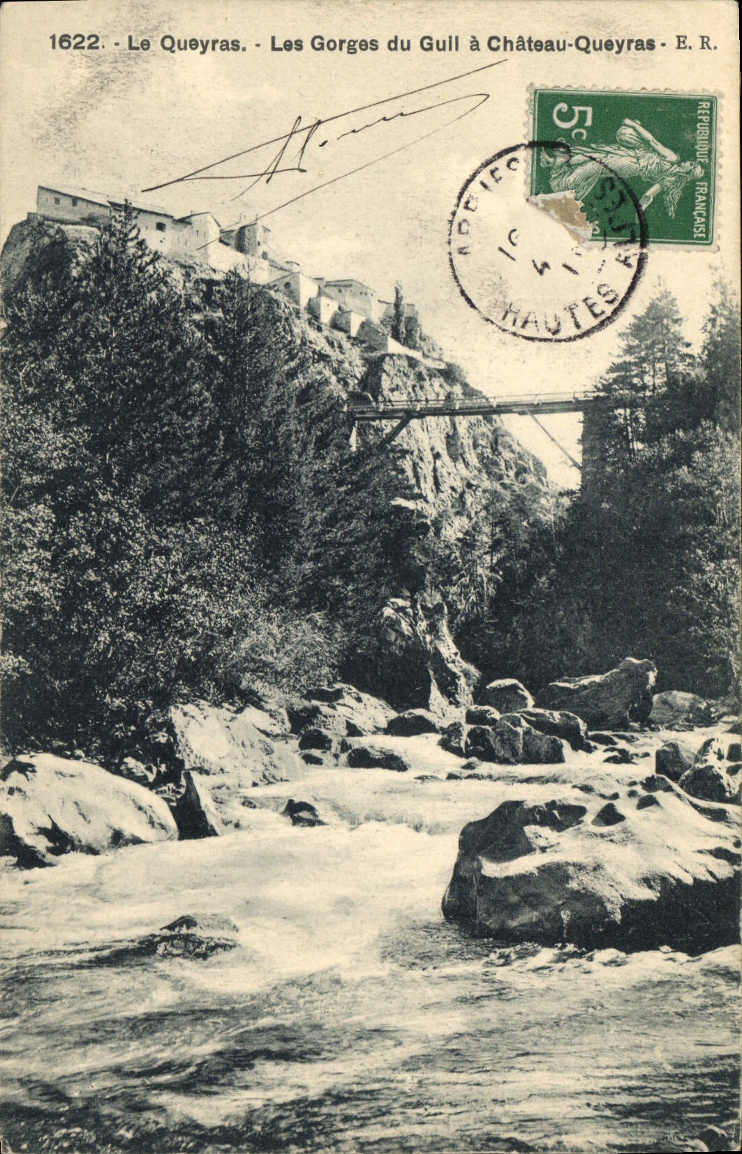 CPA Le Queyras Les Gorges du Guil a Chateau Queyras 