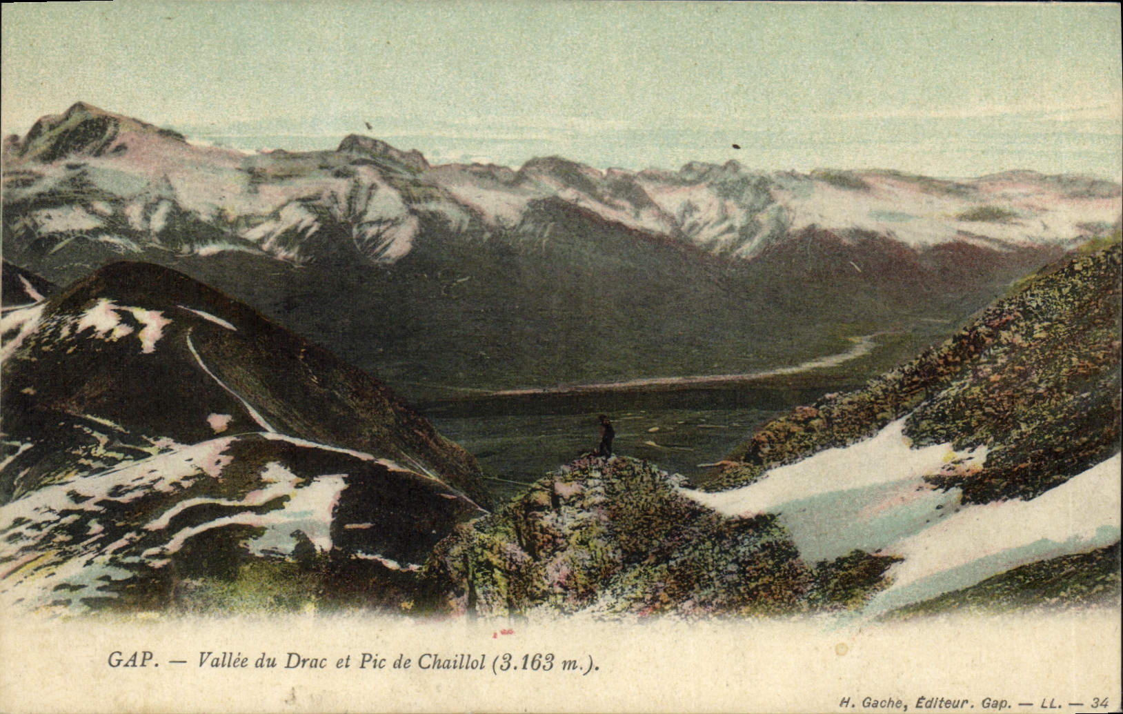 CPA Gap Vallee du Drac et Pic de Chaillot 