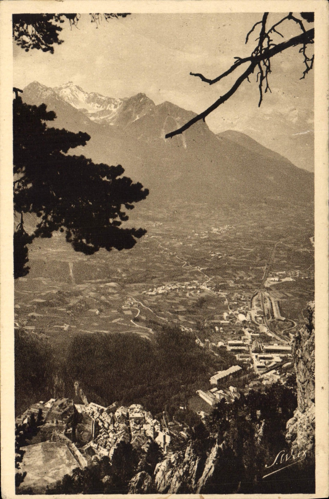 CPA Briancon Panorama de la Croix de Toulouse