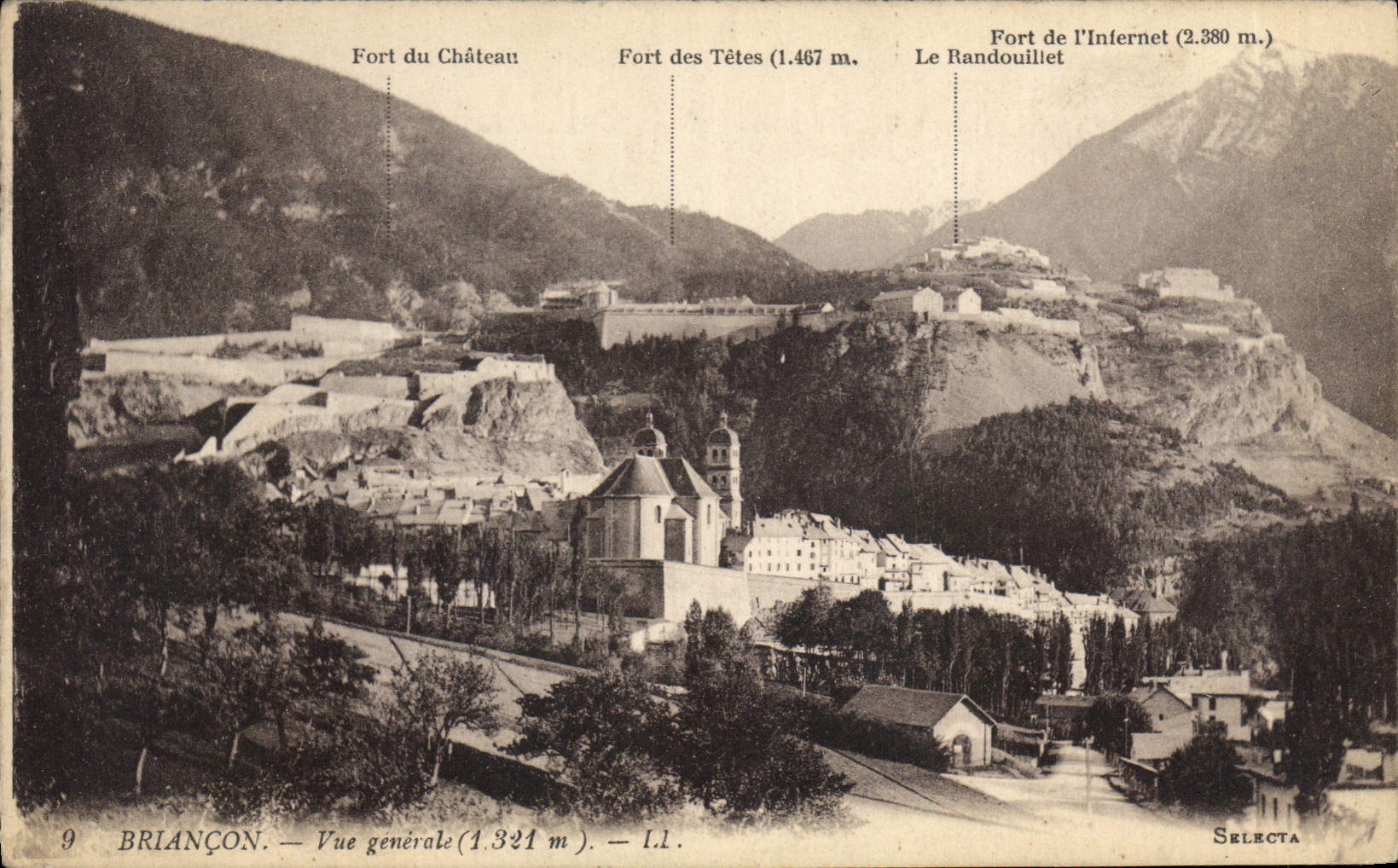 CPA Briancon Vue generale 