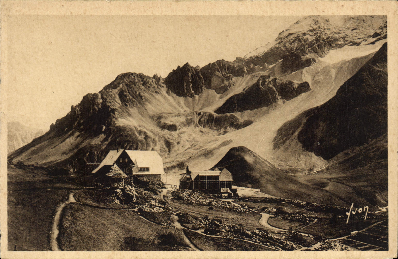 CPA Col du Lautaret Le Jardin 