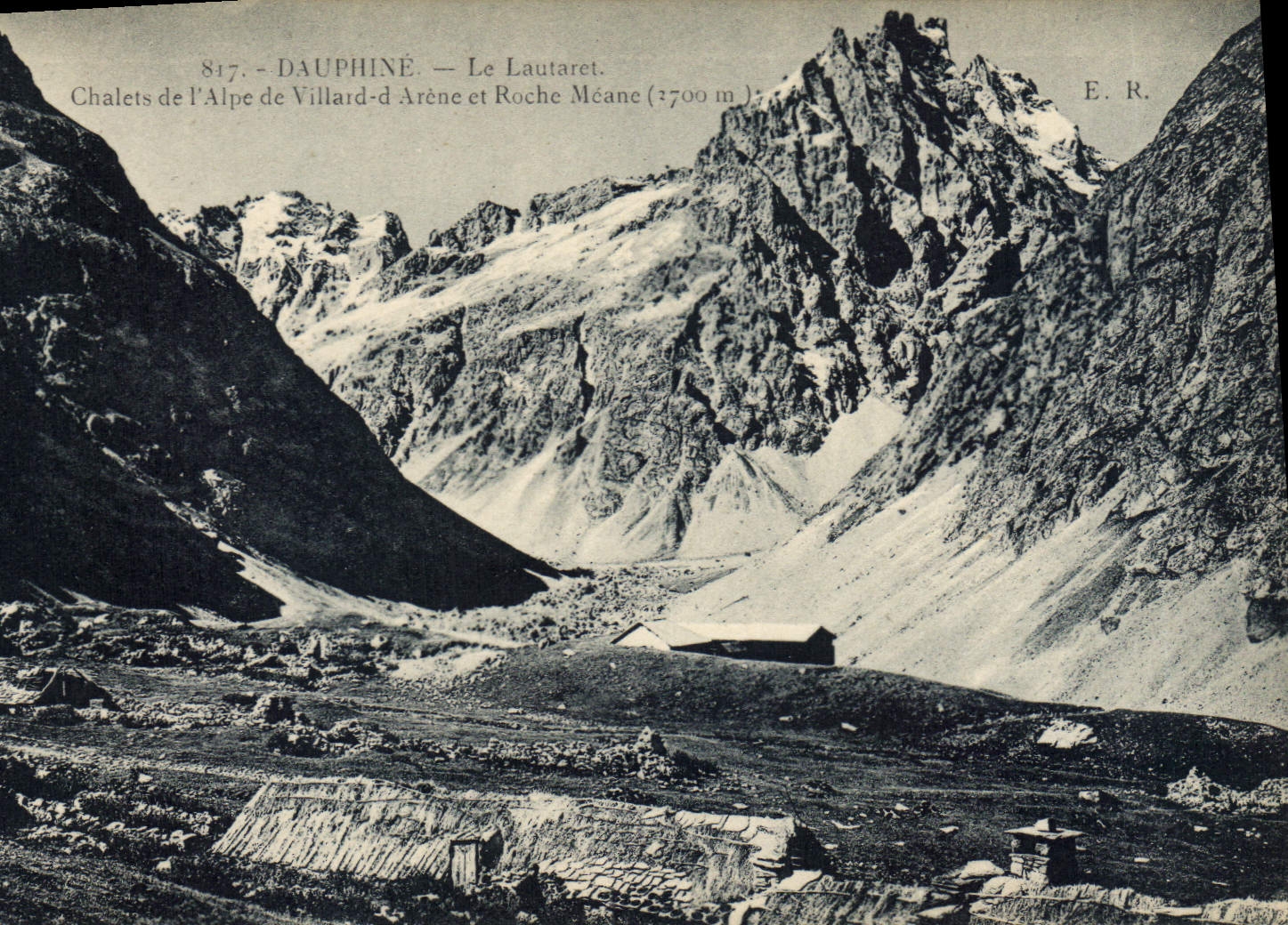 CPA Dauphine Le Lautaret Chalets d'Alpe de Villard d Arene et Roche Meane